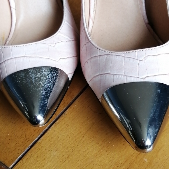 Pink shoes with chrome toe - Picture 11 of 11